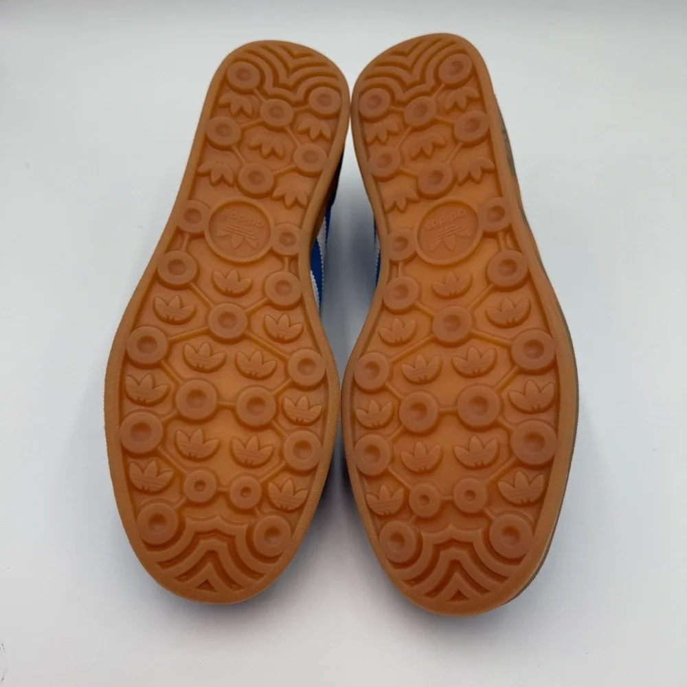 Adidas Originals Men's Size 13 Gazelle Indoor "Blue Bird" White Gum JI2061 NEW - Picture 6 of 7